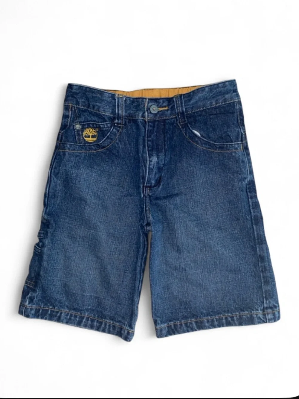 Timberland Men's Dark Blue Denim Carpenter Shorts
